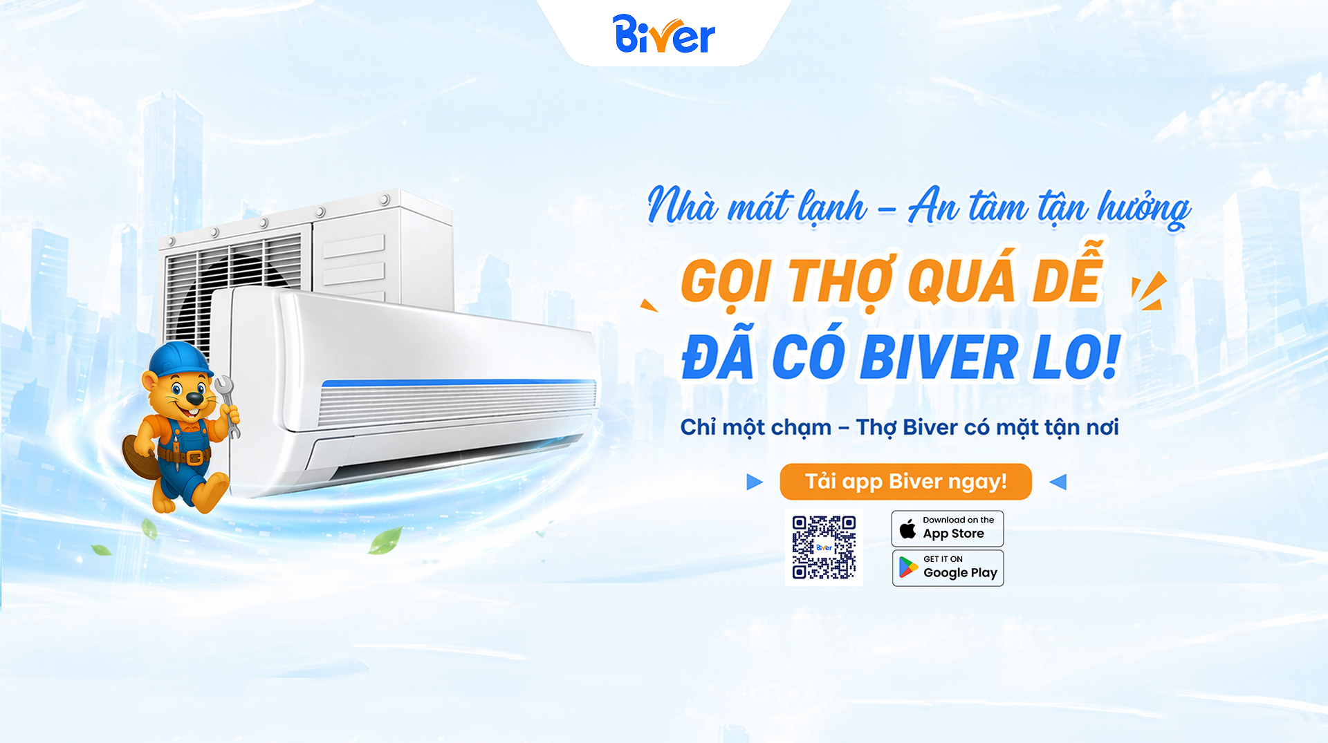 Gọi thợ sửa chữa uy tín cùng Biver tại Đà Nẵng
